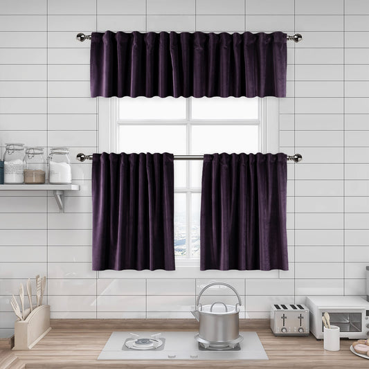 Matte velvet kitchen valances, matte velvet window valance, kitchen window valance, decorative kitchen curtains, velvet valance, luxury kitchen decor, window topper, kitchen window treatment, custom kitchen valance, modern kitchen curtains, farmhouse kitchen valance, elegant window valance, soft velvet valance, café window curtain, rod pocket valance, kitchen home decor, decorative window topper, stylish kitchen valance, window furnishings