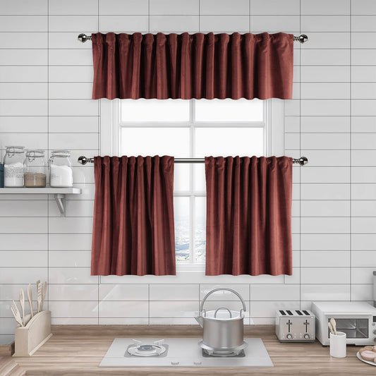 Matte velvet kitchen valances, matte velvet window valance, kitchen window valance, decorative kitchen curtains, velvet valance, luxury kitchen decor, window topper, kitchen window treatment, custom kitchen valance, modern kitchen curtains, farmhouse kitchen valance, elegant window valance, soft velvet valance, café window curtain, rod pocket valance, kitchen home decor, decorative window topper, stylish kitchen valance, window furnishings