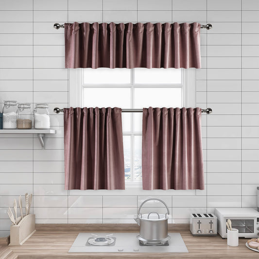 Matte velvet kitchen valances, matte velvet window valance, kitchen window valance, decorative kitchen curtains, velvet valance, luxury kitchen decor, window topper, kitchen window treatment, custom kitchen valance, modern kitchen curtains, farmhouse kitchen valance, elegant window valance, soft velvet valance, café window curtain, rod pocket valance, kitchen home decor, decorative window topper, stylish kitchen valance, window furnishings