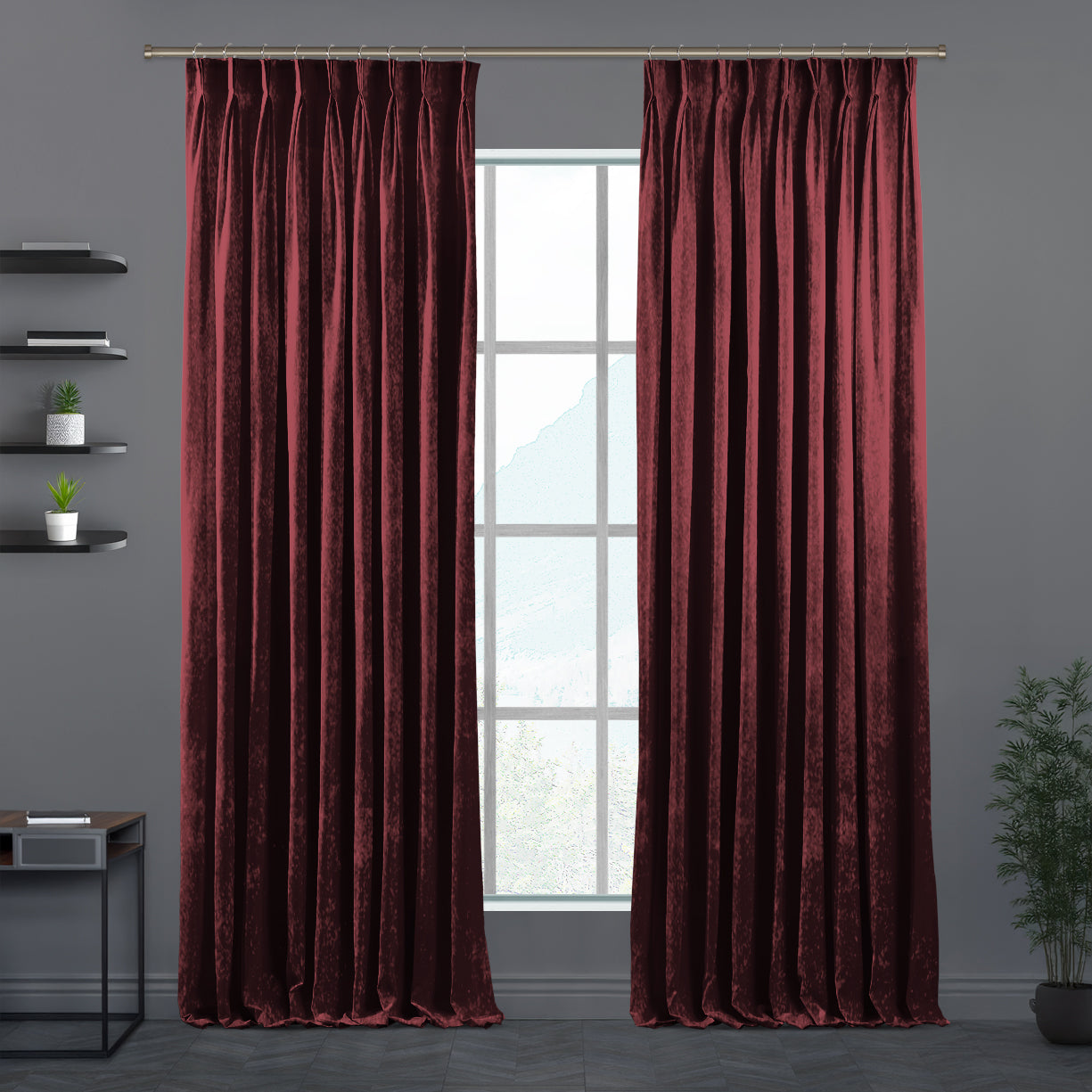 Lilijan Home shiny velvet pinch pleated curtains, shiny velvet curtains, pinch pleat curtains, velvet window curtains, luxury curtains, decorative drapes, elegant window treatments, living room curtains, bedroom curtains, dining room curtains, nursery curtains, custom curtains, custom size curtains, tailored pleated curtains, soft velvet curtains, privacy curtains, modern home decor, curtain panels, stylish window drapes, luxury home furnishings