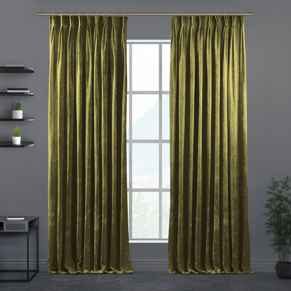 Lilijan Home shiny velvet pinch pleated curtains, shiny velvet curtains, pinch pleat curtains, velvet window curtains, luxury curtains, decorative drapes, elegant window treatments, living room curtains, bedroom curtains, dining room curtains, nursery curtains, custom curtains, custom size curtains, tailored pleated curtains, soft velvet curtains, privacy curtains, modern home decor, curtain panels, stylish window drapes, luxury home furnishings