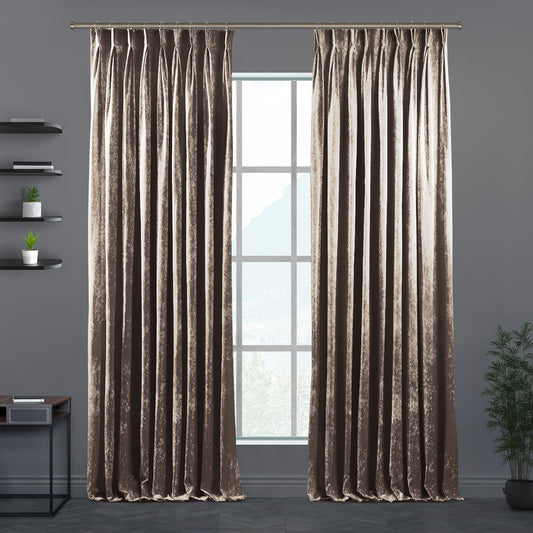 Lilijan Home shiny velvet pinch pleated curtains, shiny velvet curtains, pinch pleat curtains, velvet window curtains, luxury curtains, decorative drapes, elegant window treatments, living room curtains, bedroom curtains, dining room curtains, nursery curtains, custom curtains, custom size curtains, tailored pleated curtains, soft velvet curtains, privacy curtains, modern home decor, curtain panels, stylish window drapes, luxury home furnishings