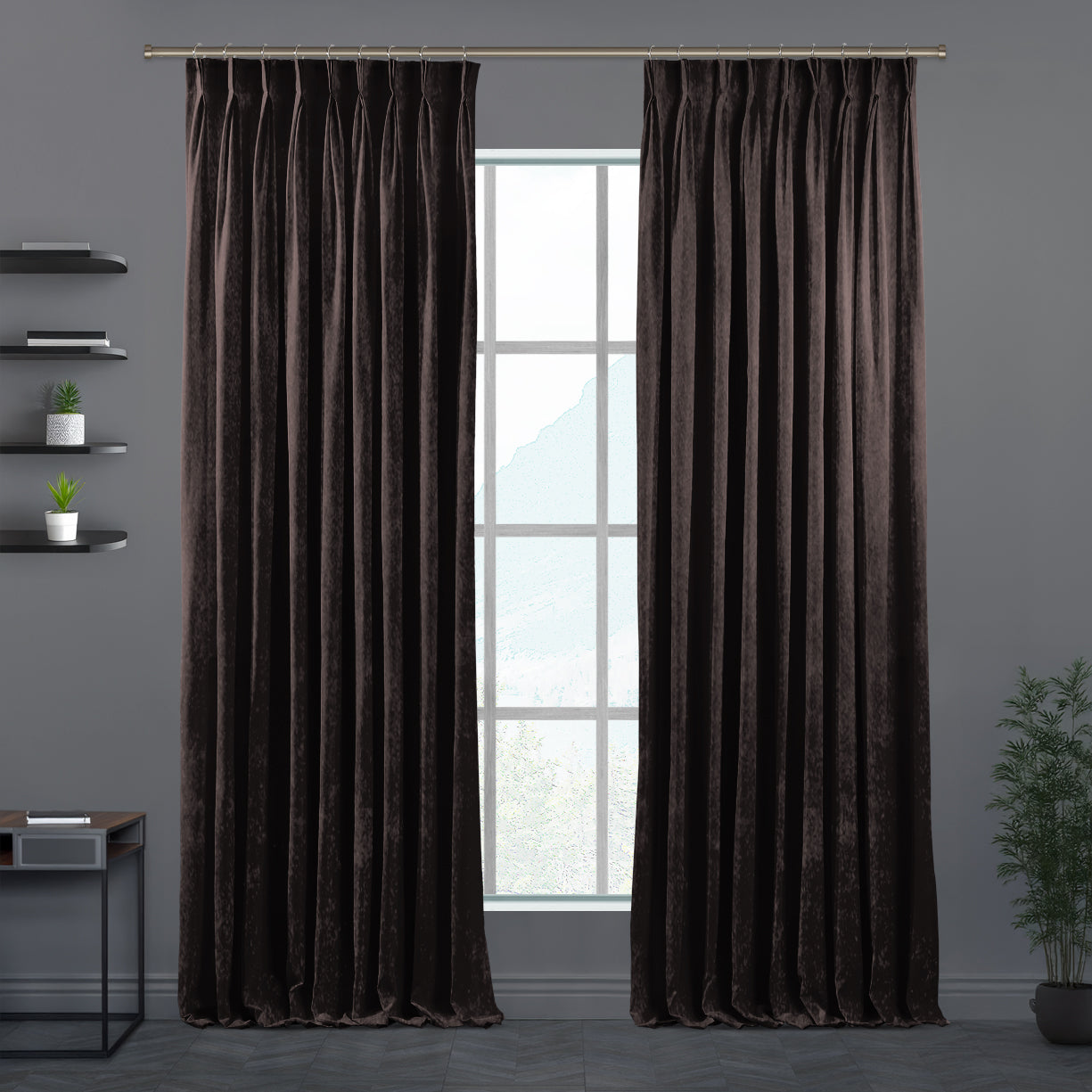 Lilijan Home shiny velvet pinch pleated curtains, shiny velvet curtains, pinch pleat curtains, velvet window curtains, luxury curtains, decorative drapes, elegant window treatments, living room curtains, bedroom curtains, dining room curtains, nursery curtains, custom curtains, custom size curtains, tailored pleated curtains, soft velvet curtains, privacy curtains, modern home decor, curtain panels, stylish window drapes, luxury home furnishings