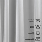 Matte Velvet Curtain Single Panel - White