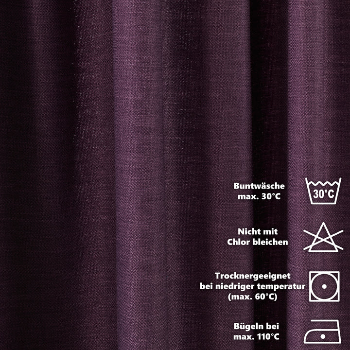 Linen Texture Tablecloths, Tabletop &amp; Napkins - Purple