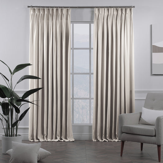 Lilijan Home linen texture pinch pleated curtains, faux linen look curtains, 100% polyester curtains, pinch pleat curtains, linen look drapes, decorative window curtains, elegant curtain panels, living room curtains, bedroom curtains, dining room curtains, nursery curtains, custom size curtains, custom drapes, light filtering curtains, privacy curtains, modern home decor, textured curtains, stylish window treatments, home furnishings