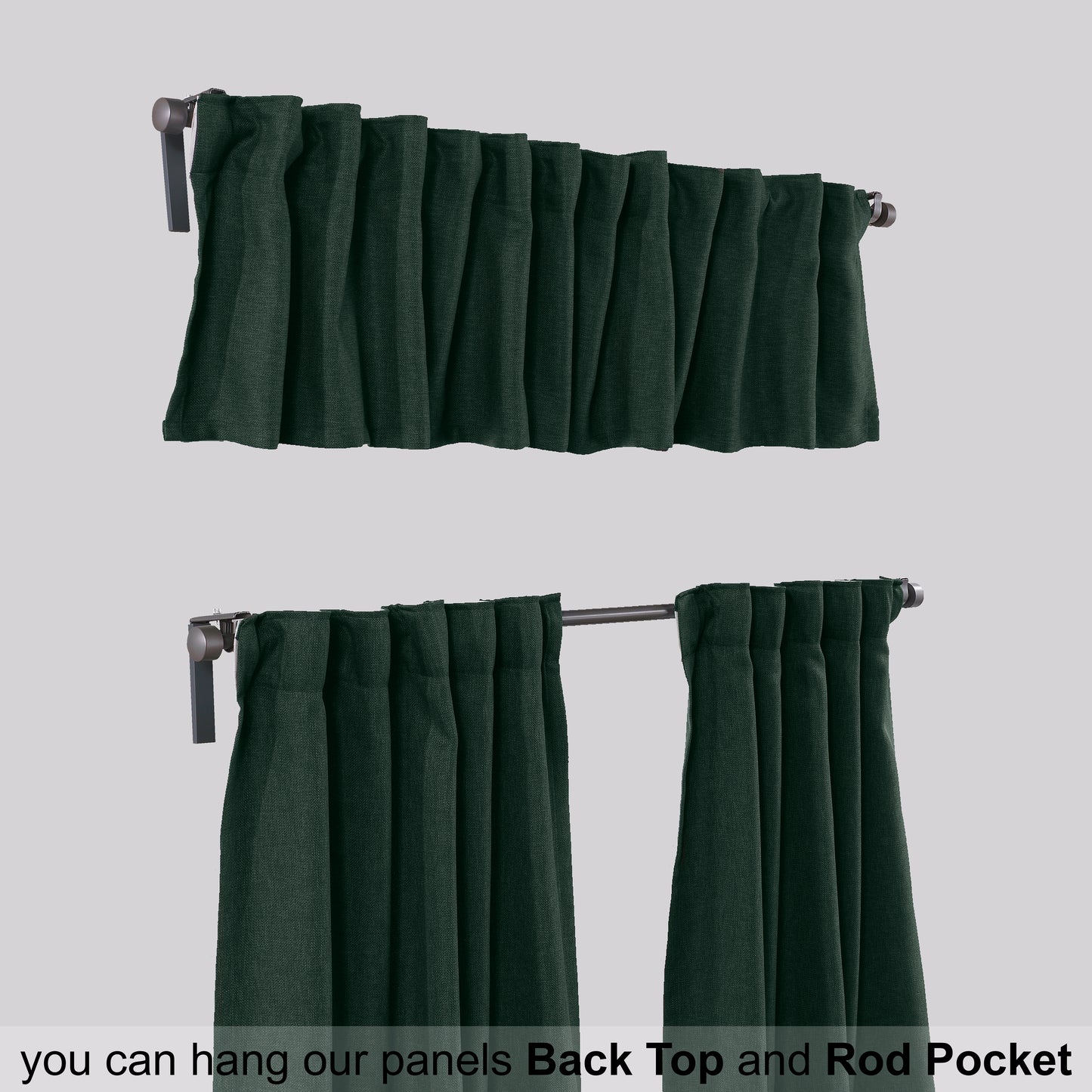 Linen texture kitchen valances, linen look kitchen valances, faux linen kitchen valance, 100% polyester kitchen valance, kitchen window valance, decorative kitchen curtains, farmhouse kitchen valance, modern kitchen decor, window topper, kitchen window treatment, custom kitchen valance, textured window valance, café window curtain, rod pocket valance, elegant kitchen curtains, stylish window topper, home decor, window furnishings