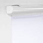 Metallic Cord loop Roller Blind Room Darkening & Blackout Window Shades - White