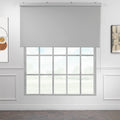 Metallic Cord loop Roller Blind Room Darkening & Blackout Window Shades - Light Grey
