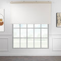 Metallic Cord loop Roller Blind Room Darkening & Blackout Window Shades - Ecru