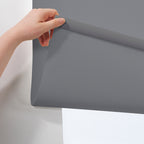 Metallic Cord loop Roller Blind Room Darkening & Blackout Window Shades -Grey