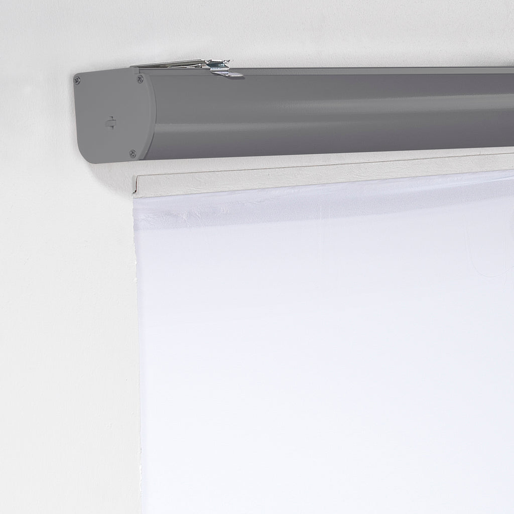 Metallic Cord loop Roller Blind Room Darkening & Blackout Window Shades -Grey