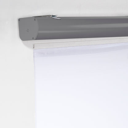 Metallic Cord loop Roller Blind Room Darkening & Blackout Window Shades -Grey