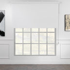 Metallic Cord loop Roller Blind Blackout & Room Darkening Window Shades - White