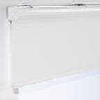 Metallic Cord loop Roller Blind Blackout & Room Darkening Window Shades - White
