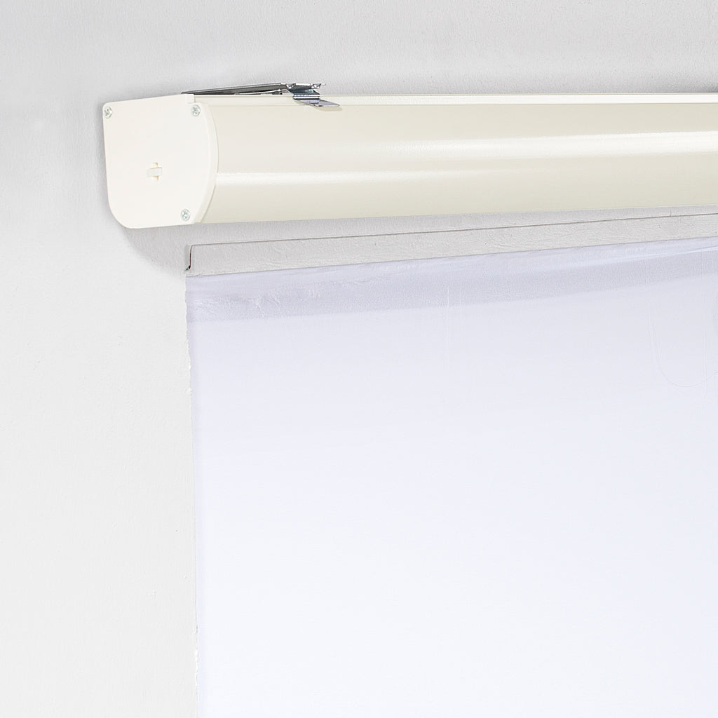 Metallic Cord loop Roller Blind Blackout & Room Darkening Window Shades - Cream