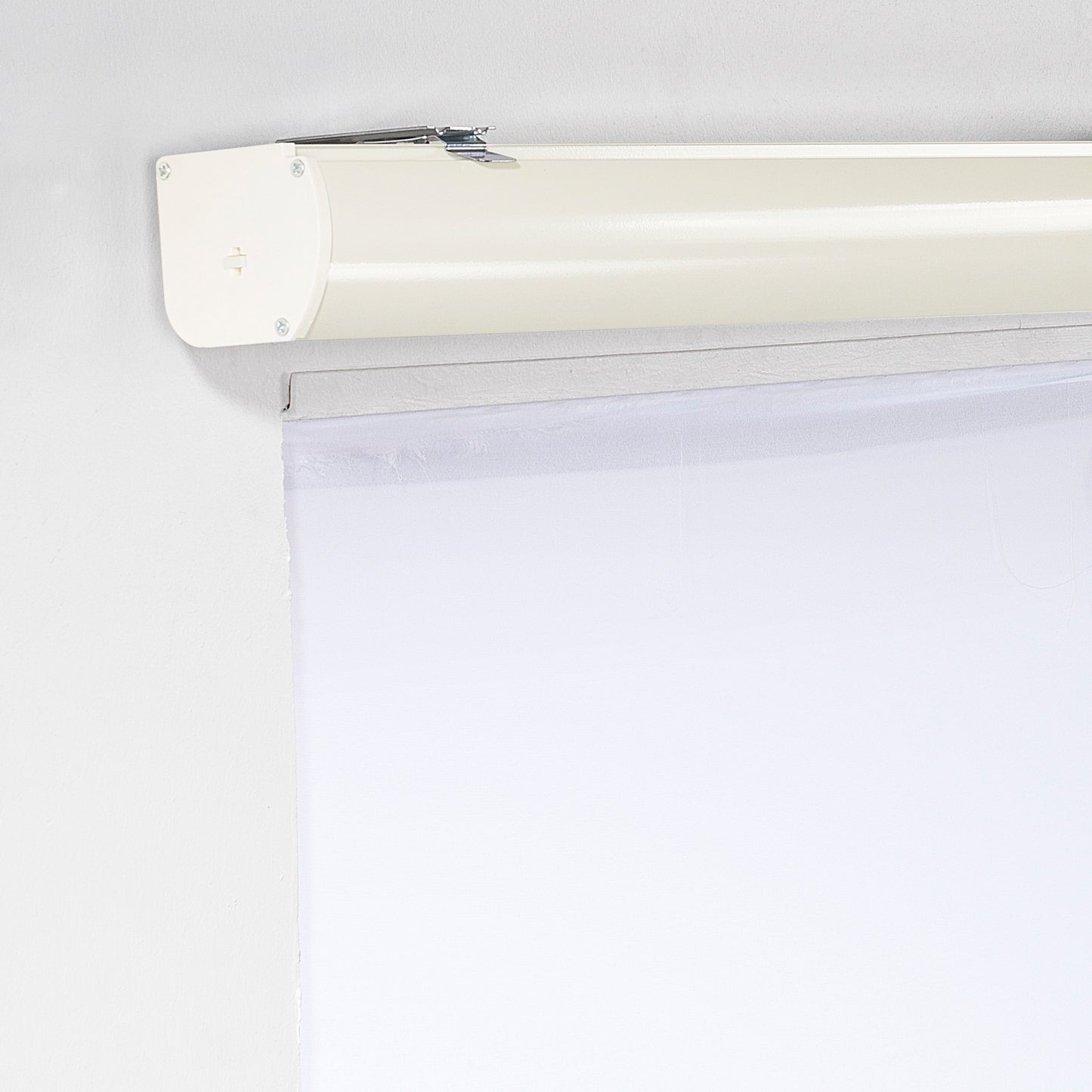 Metallic Cord loop Roller Blind Blackout & Room Darkening Window Shades - Cream