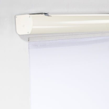 Metallic Cord loop Roller Blind Blackout & Room Darkening Window Shades - Cream