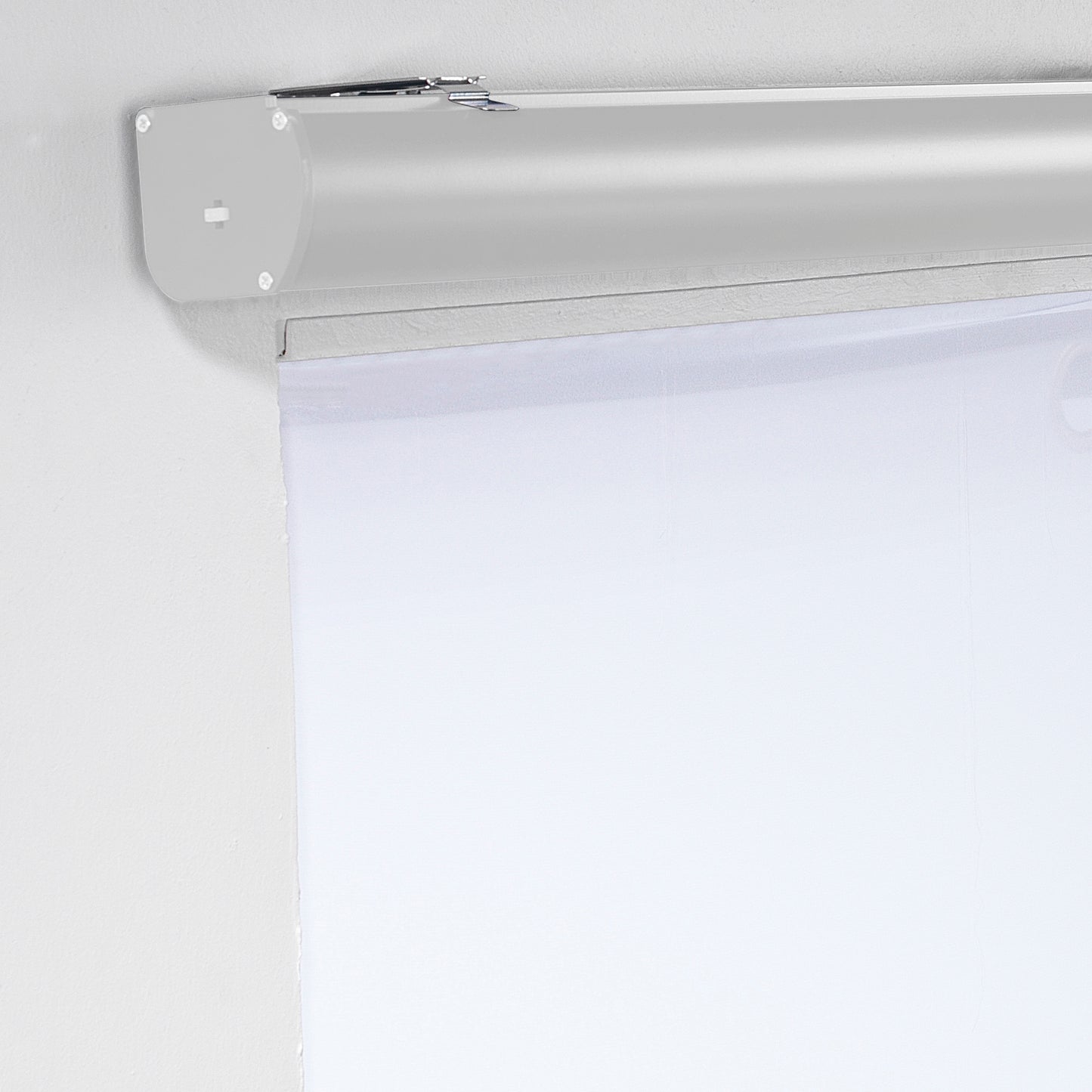 Metallic Cord loop Roller Blind Blackout & Room Darkening Window Shades - Light Grey