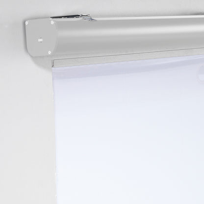 Metallic Cord loop Roller Blind Blackout & Room Darkening Window Shades - Light Grey