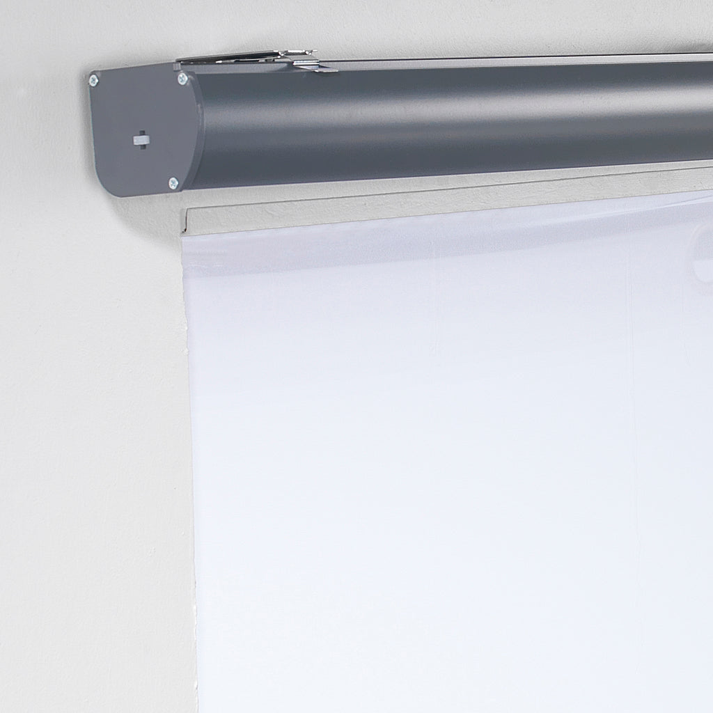 Metallic Cord loop Roller Blind Blackout & Room Darkening Window Shades - Grey