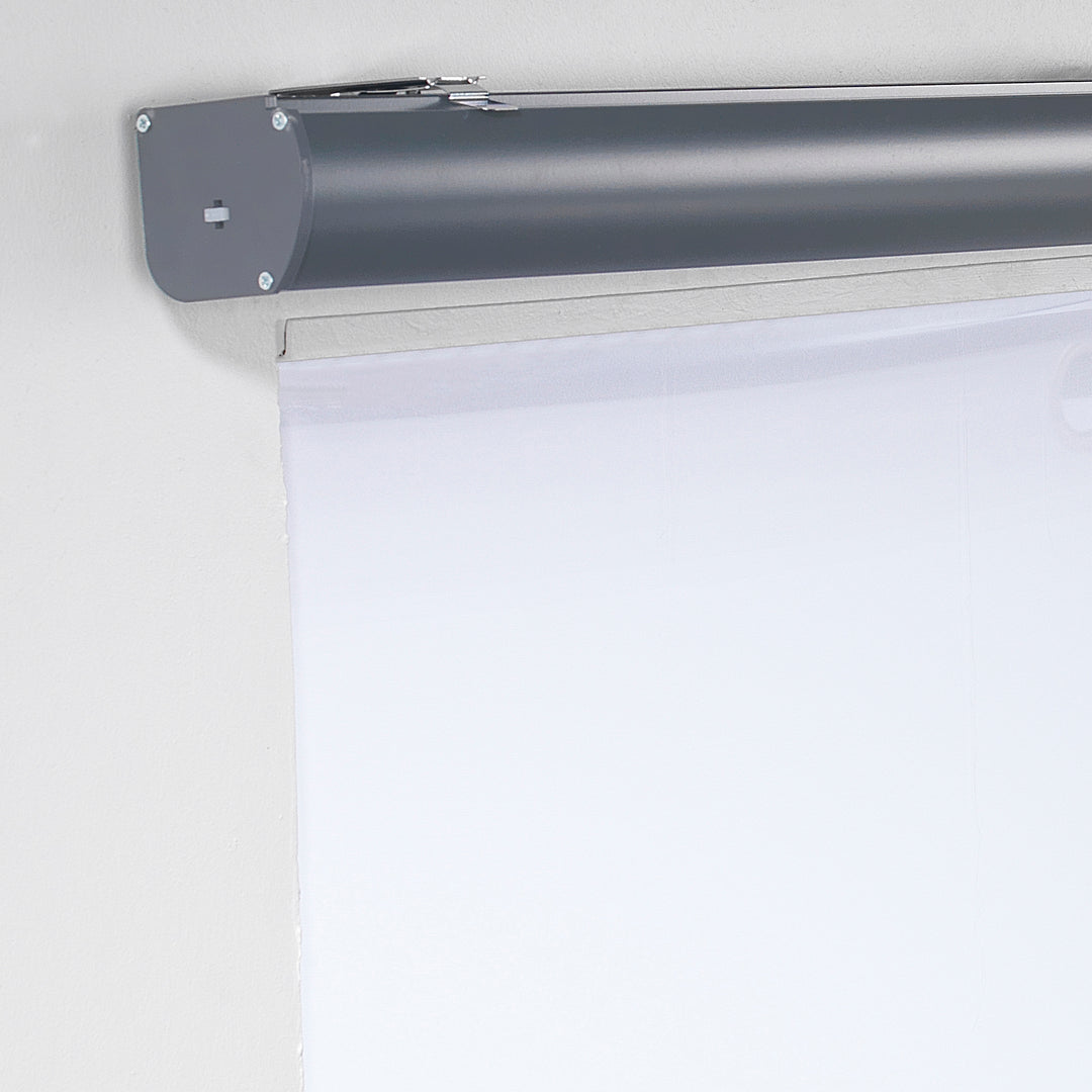 Metallic Cord loop Roller Blind Blackout &amp; Room Darkening Window Shades - Grey