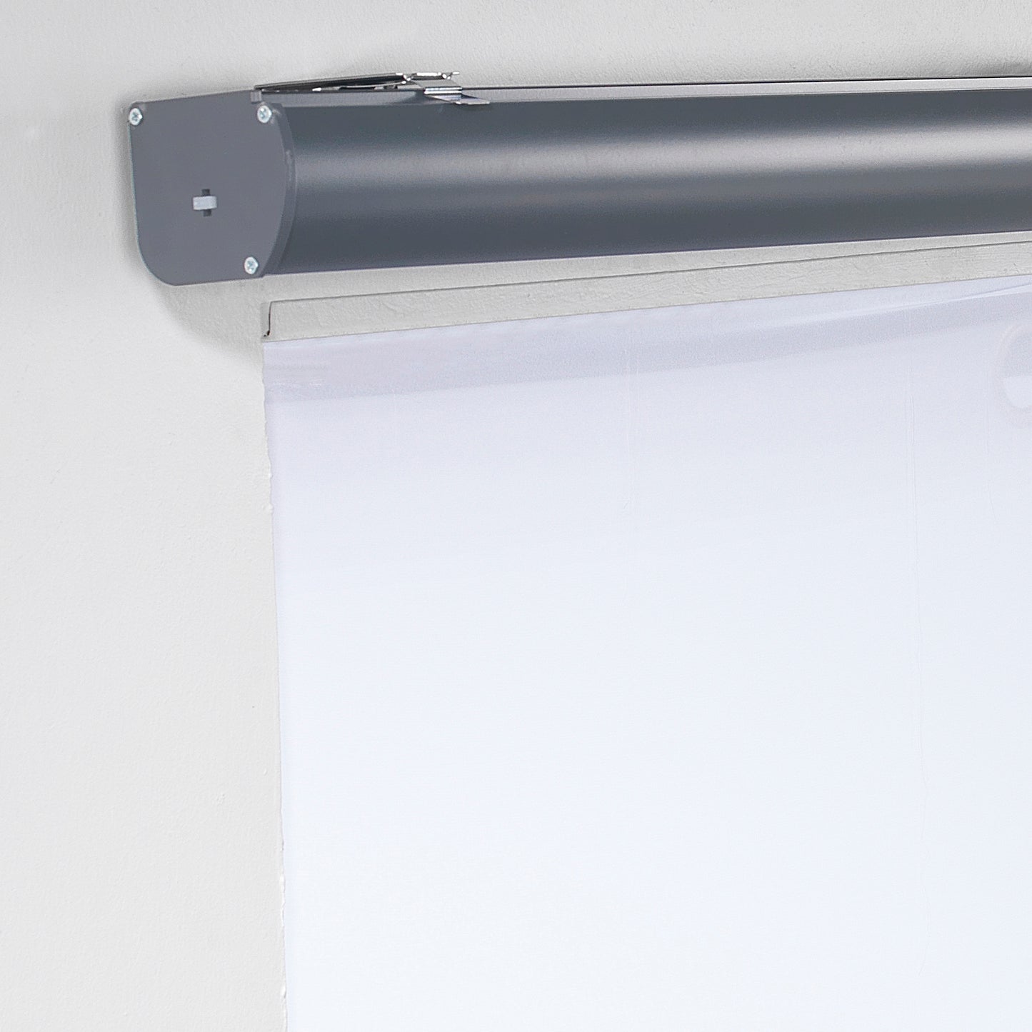 Metallic Cord loop Roller Blind Blackout & Room Darkening Window Shades - Grey