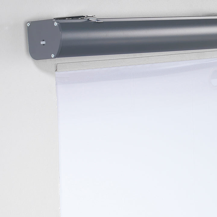 Metallic Cord loop Roller Blind Blackout &amp; Room Darkening Window Shades - Grey