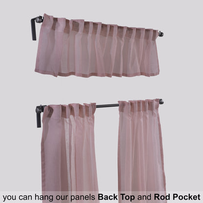 Sheer linen kitchen valances, sheer linen look kitchen valances, linen look kitchen valance, 100% polyester sheer valance, kitchen window valance, light filtering kitchen curtains, decorative kitchen curtains, farmhouse kitchen valance, modern kitchen decor, window topper, kitchen window treatment, custom kitchen valance, café window curtain, rod pocket valance, elegant window valance, stylish kitchen window topper, home decor, window furnishings