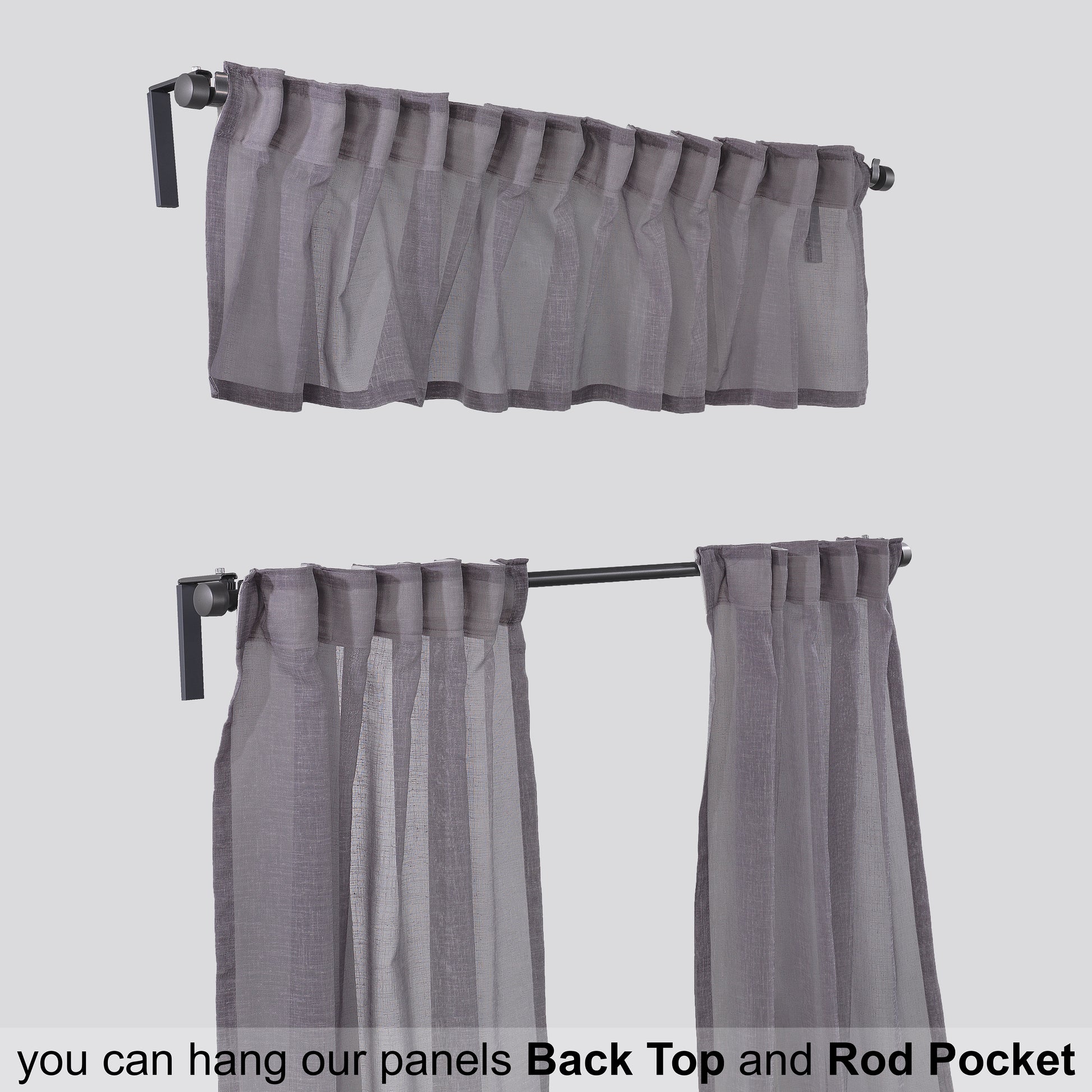 Sheer linen kitchen valances, sheer linen look kitchen valances, linen look kitchen valance, 100% polyester sheer valance, kitchen window valance, light filtering kitchen curtains, decorative kitchen curtains, farmhouse kitchen valance, modern kitchen decor, window topper, kitchen window treatment, custom kitchen valance, café window curtain, rod pocket valance, elegant window valance, stylish kitchen window topper, home decor, window furnishings
