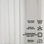 Sheer Silk Crepe Curtain Single Panel - Ecru