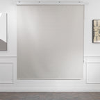Marble Textured Room Darkening & Blackout Metallic Cord loop Roller Blind - Beige