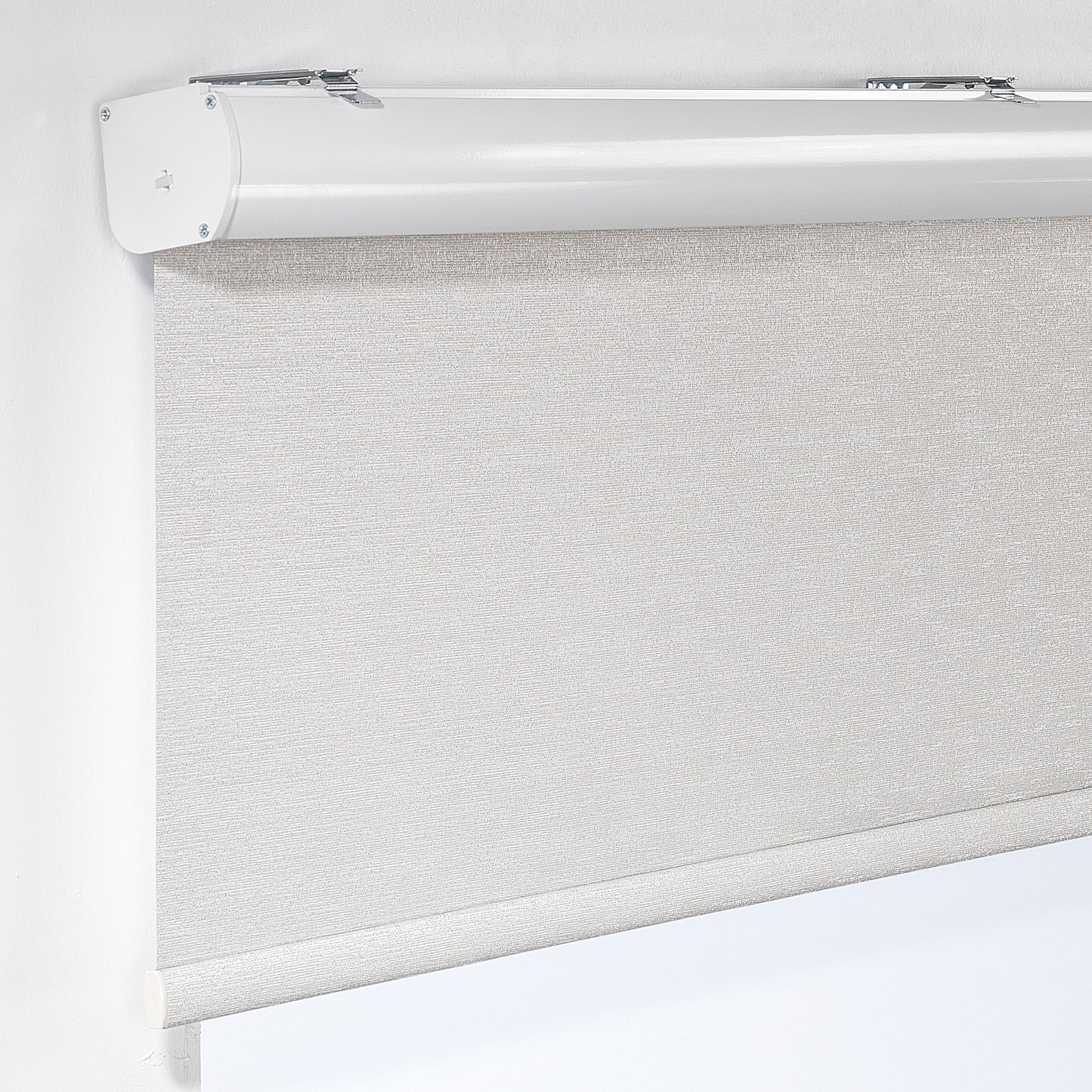 Marble Textured Room Darkening & Blackout Metallic Cord loop Roller Blind - Beige