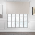 Marble Textured Room Darkening & Blackout Metallic Cord loop Roller Blind - Beige