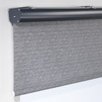 Marble Textured Room Darkening & Blackout Metallic Cord loop Roller Blind - Grey
