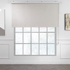 Marble Textured Room Darkening & Blackout Metallic Cord loop Roller Blind - Beige