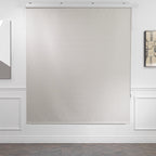 Marble Textured Blackout & Room Darkening Metallic Cord loop Roller Blind - Ecru