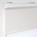 Marble Textured Blackout & Room Darkening Metallic Cord loop Roller Blind - Ecru