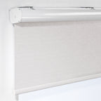 Marble Textured Blackout & Room Darkening Metallic Cord loop Roller Blind - Beige