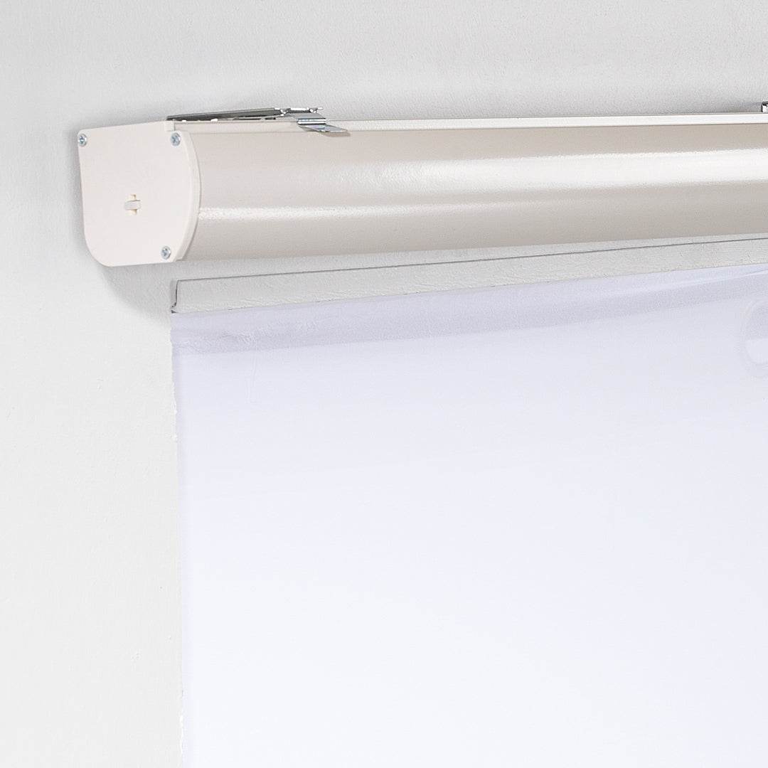 Bambu Zebra Shades Metallic Cord Loop Roller Blinds - Grey